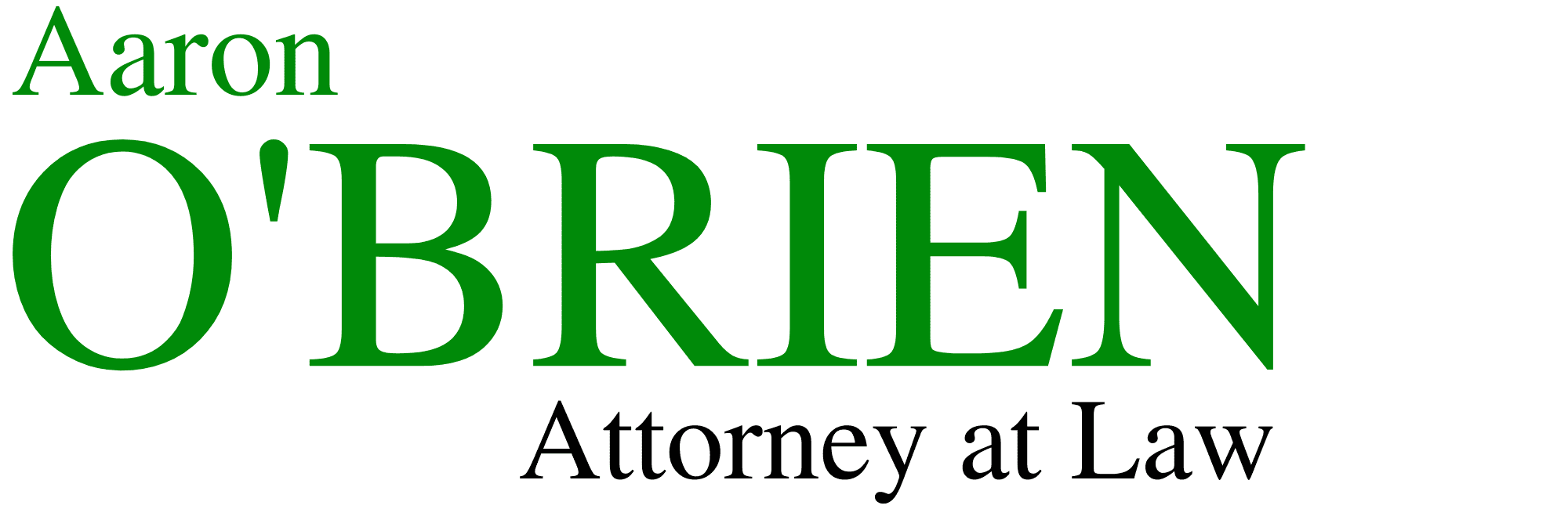 Attorney Aaron O'Brien